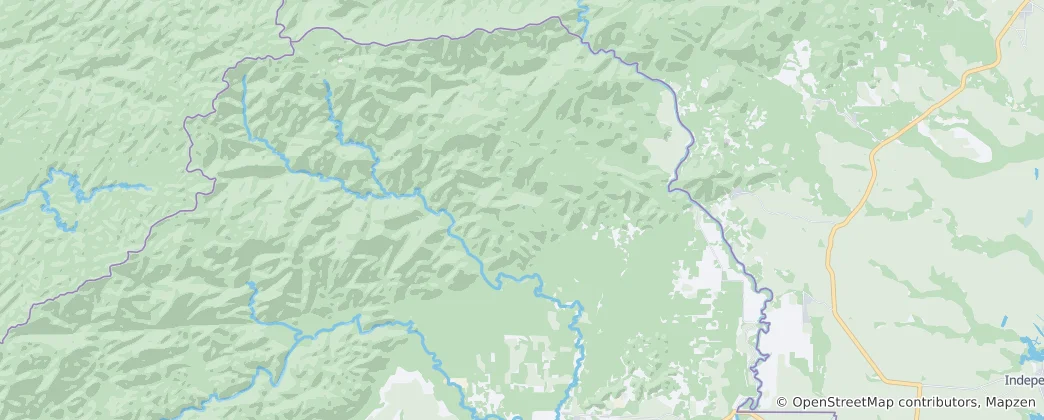 Mappa di Maya Mountain Forest Reserve