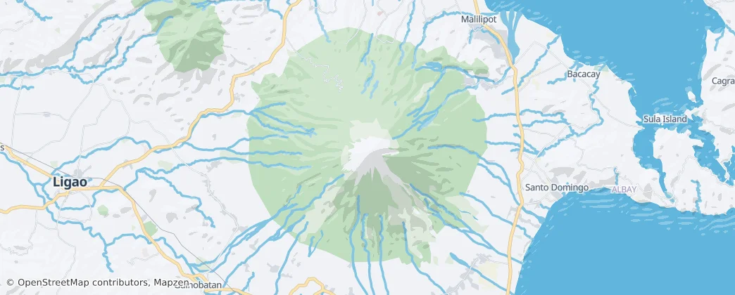 Mayon Volcano Natural Park — 地图