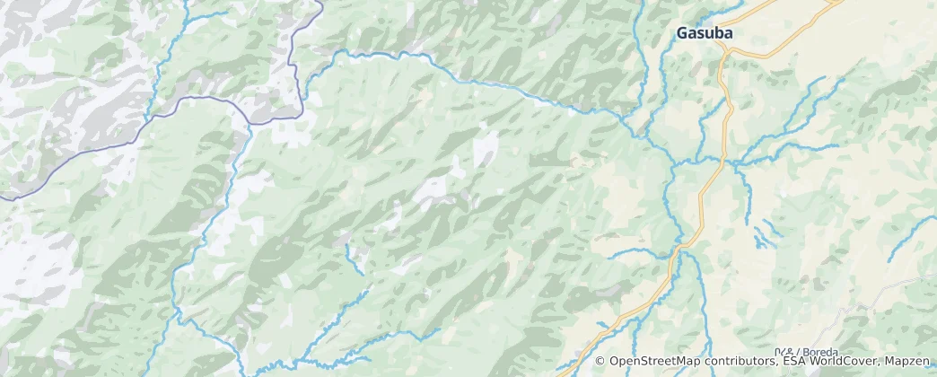 Mapa Maze National Park
