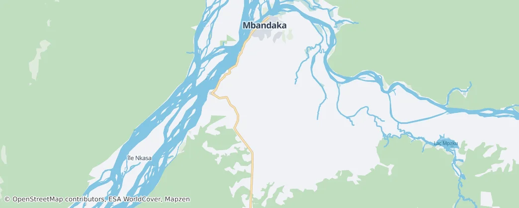 Mbandaka 地图