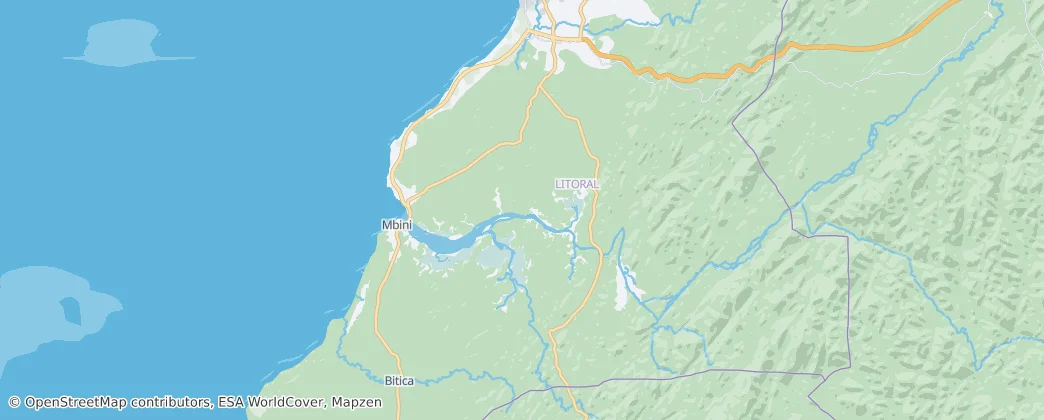 Mbini — Map