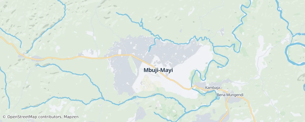 Mbuji-Mayi — Karte
