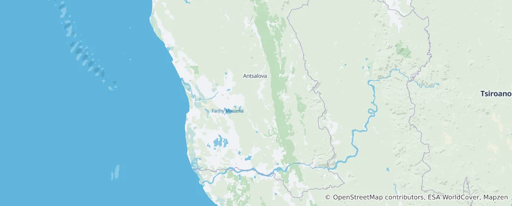 Mapa Antsalova District