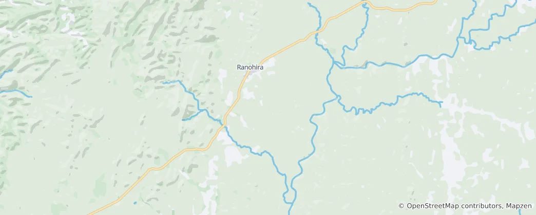 Mapa Ranohira Ville