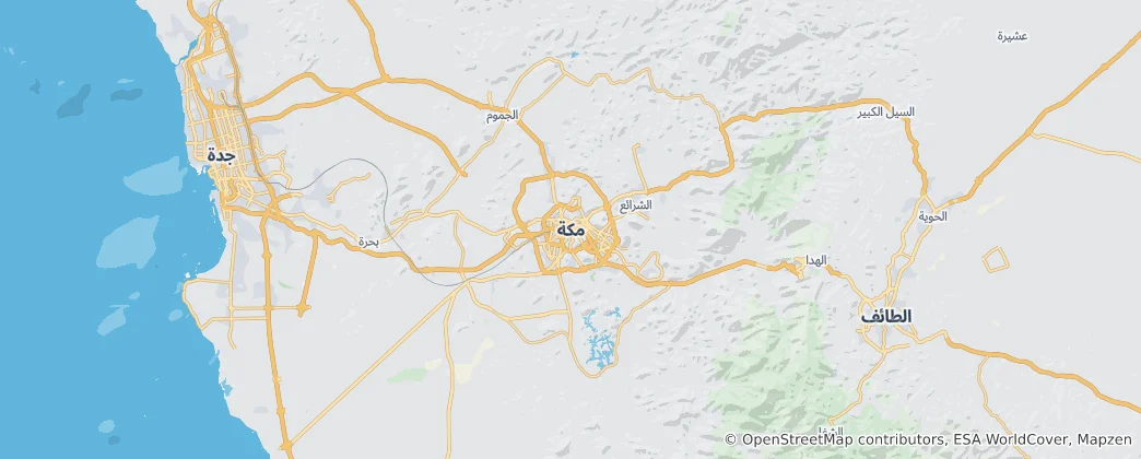 Map of Mecca