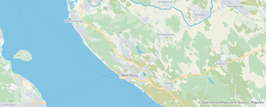 Map of Meersburg