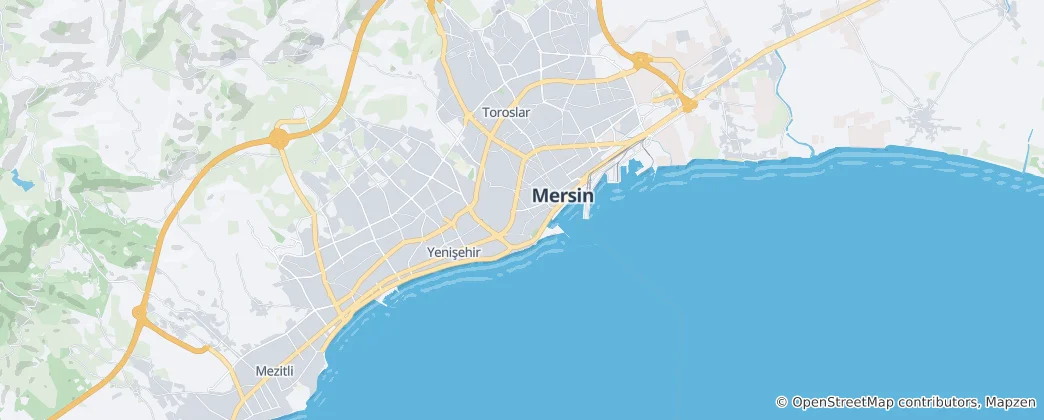 Térkép: Mersin
