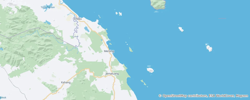 Mapa Mersing