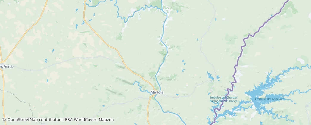 Мертола — Карта