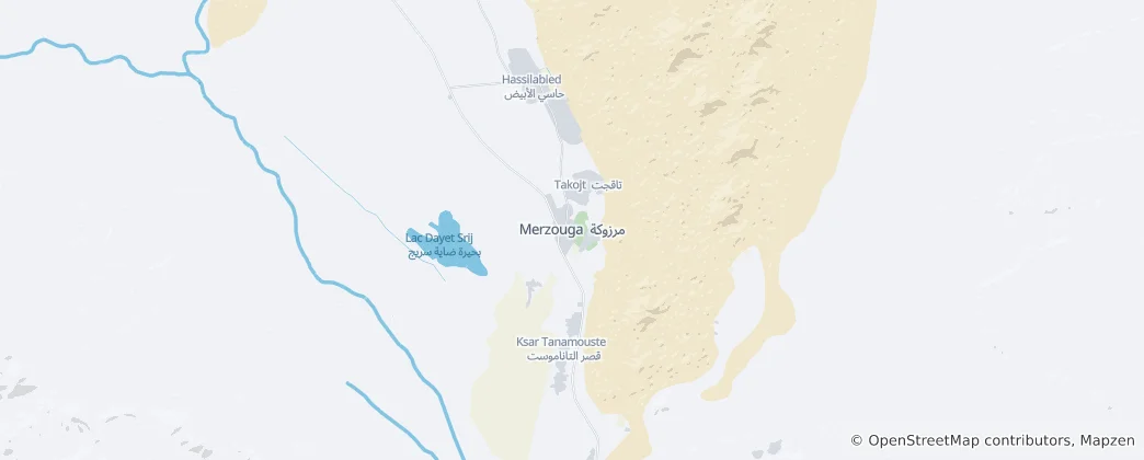 Map of Merzouga
