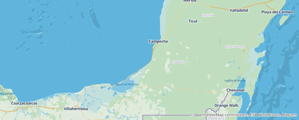 Mapa Campeche