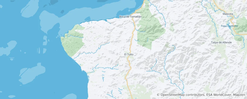 Mapa Cabo Corrientes