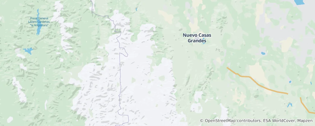 Mapa Casas Grandes