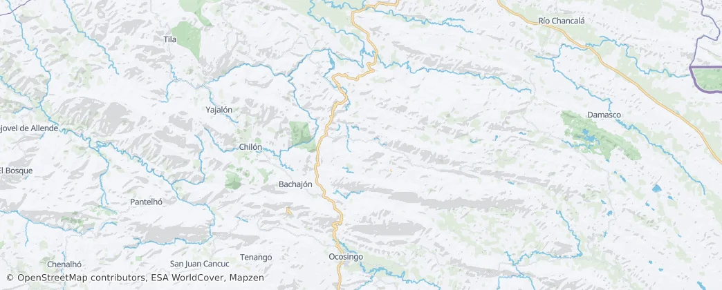 Chilón — Mapa