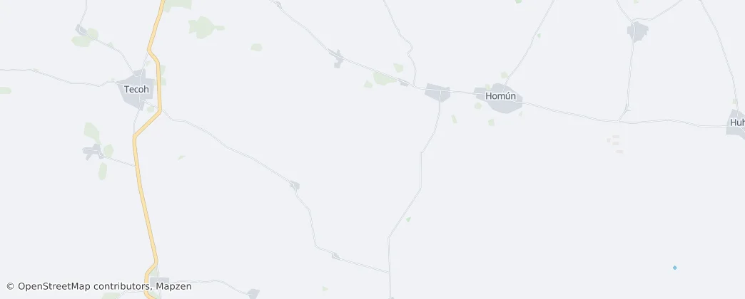 Cuzamá — Map