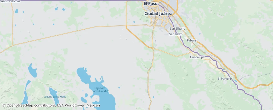 Juárez — Mapa