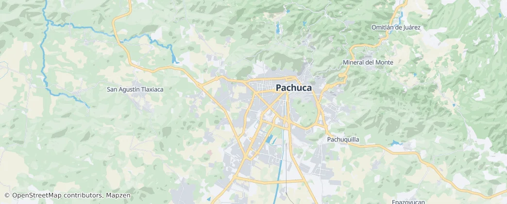 Pachuca de Soto — mapa
