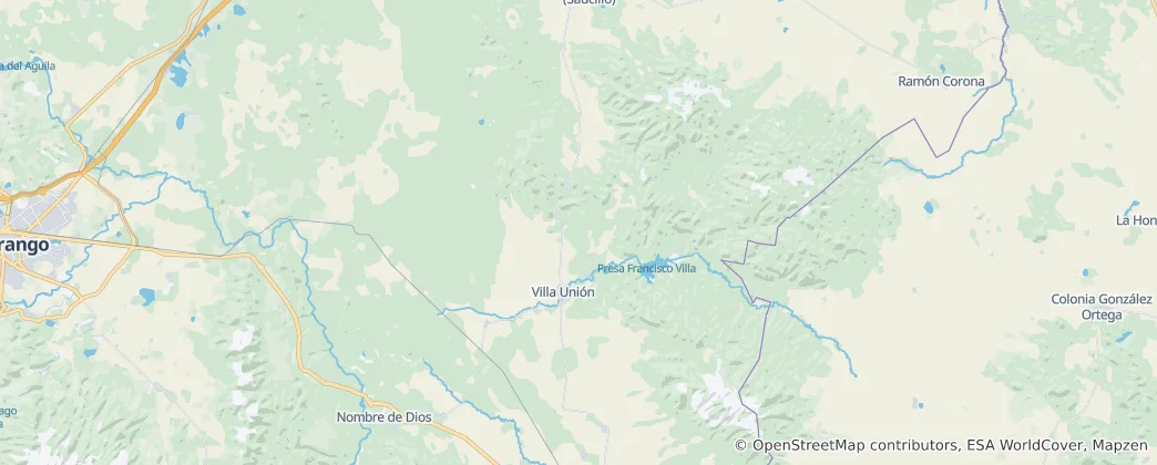 Mappa di Poanas