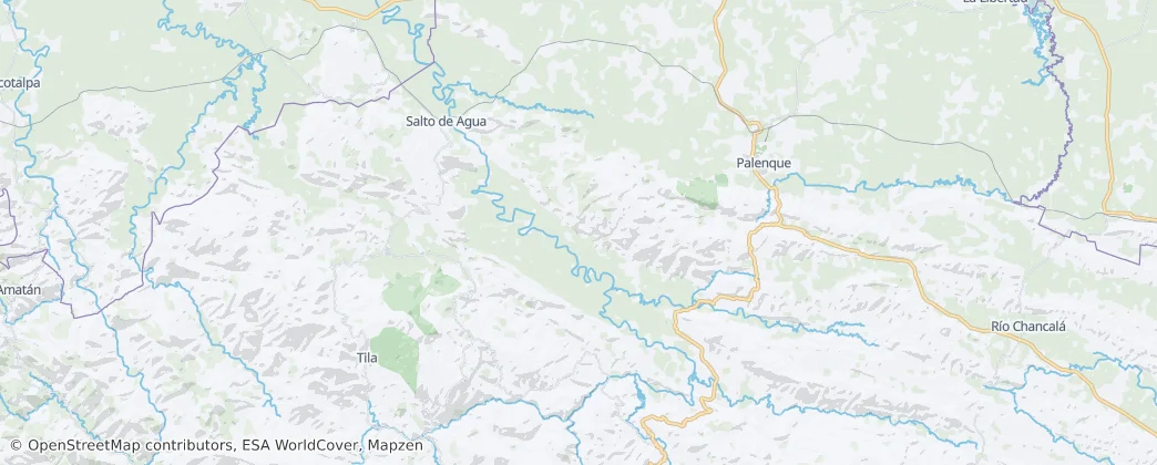 Salto de Agua – Mapa