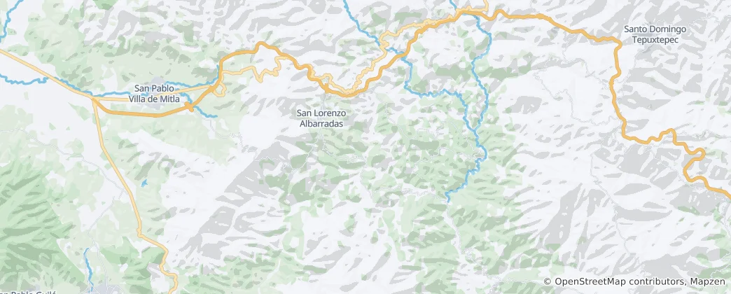 Mappa di San Lorenzo Albarradas