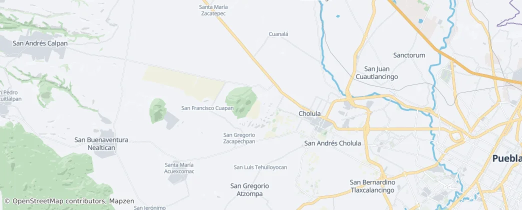 San Pedro Cholula — 地图