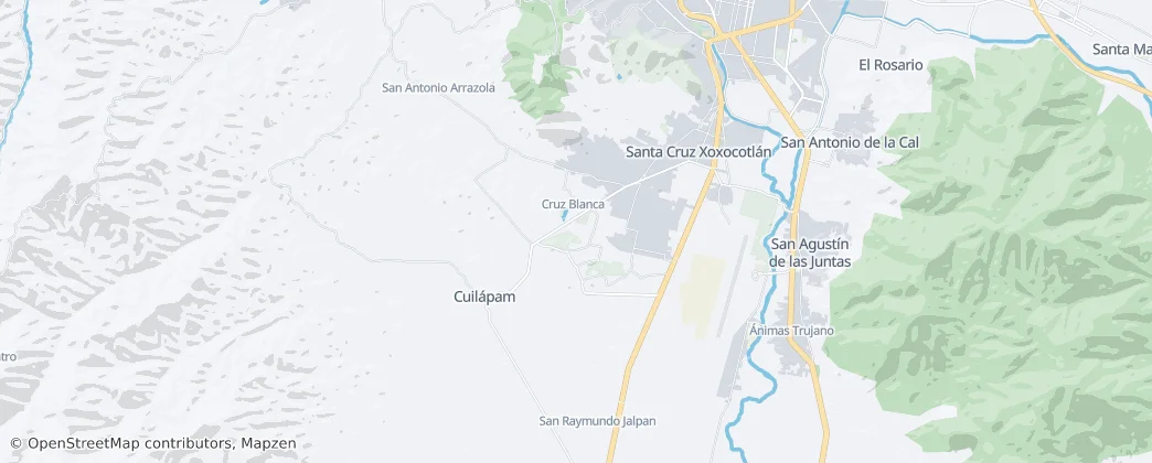 Santa Cruz Xoxocotlán — 地图