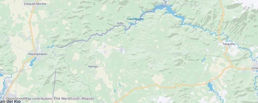 Tecozautla – Mapa