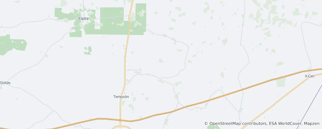 Karte von Temozón