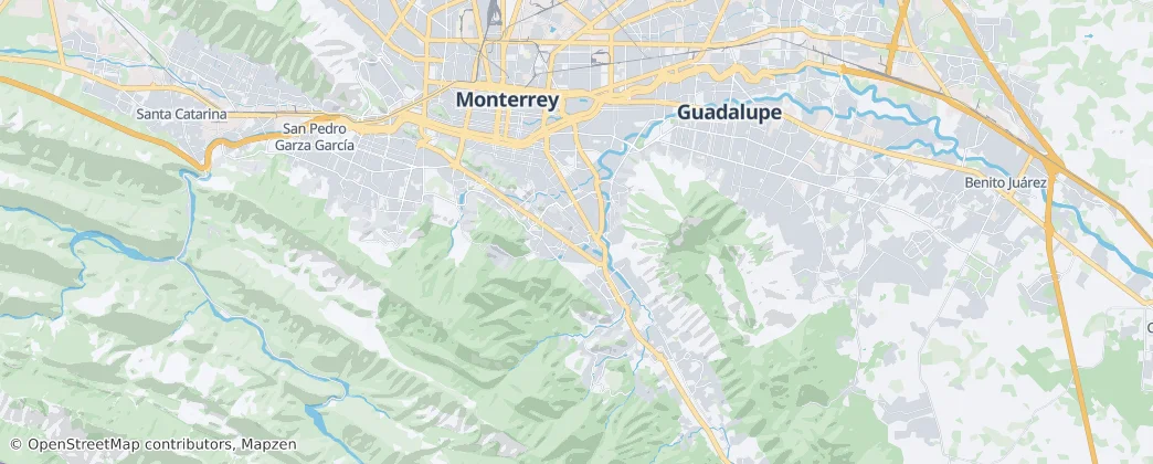 Monterrey (belediye) — Harita