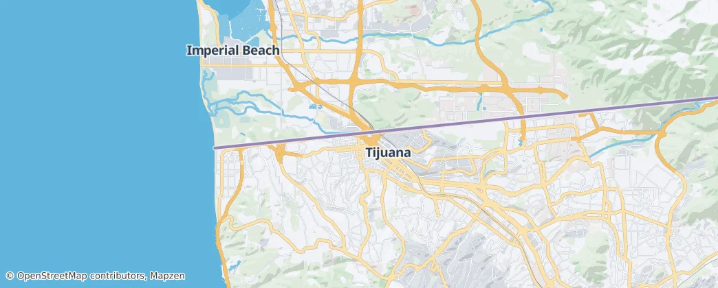 Tijuana — Kaart