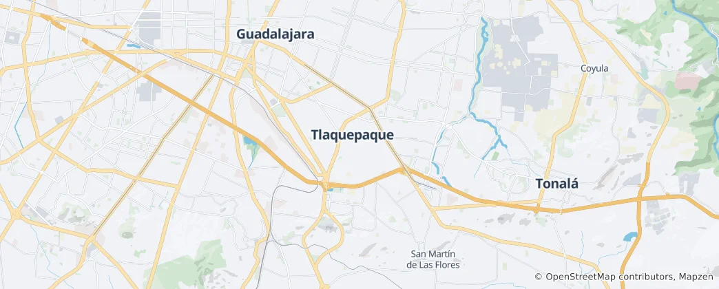 Mapa Tlaquepaque