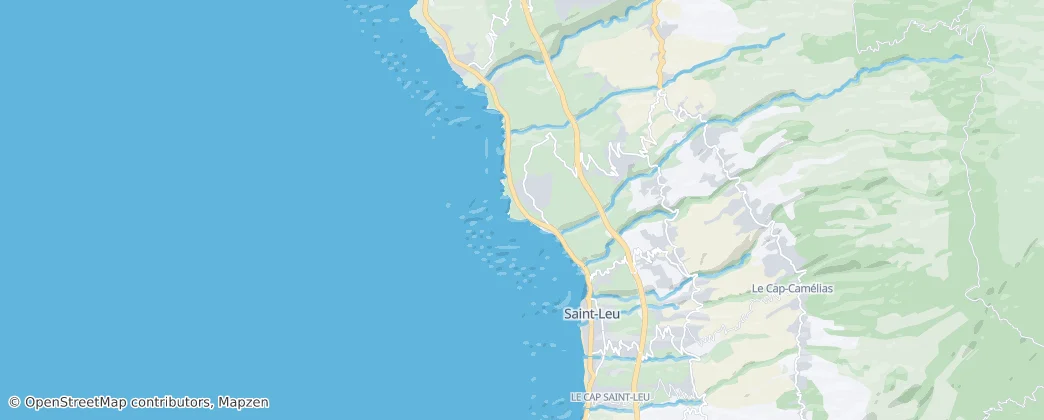 Réserve naturelle marine de la Réunion — Map