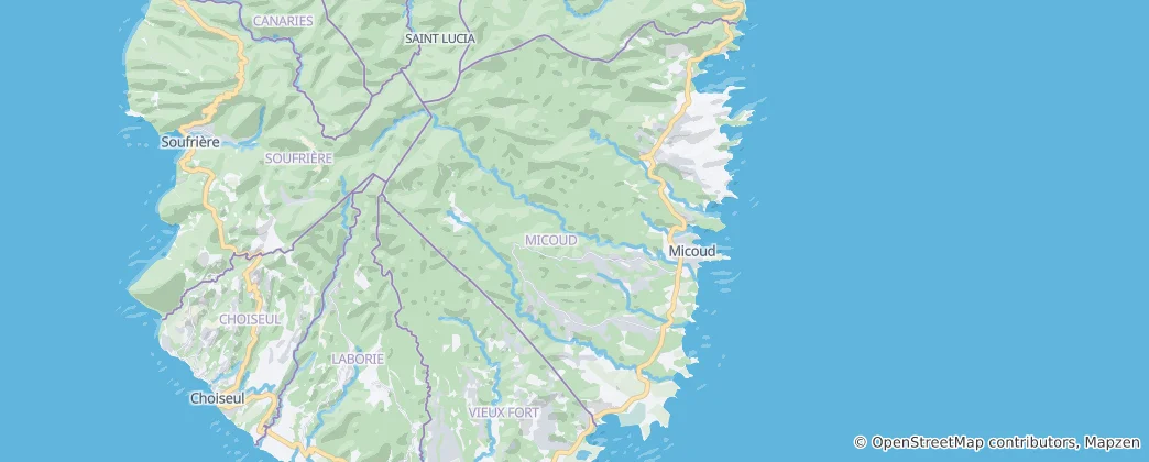 Map of Micoud Quarter