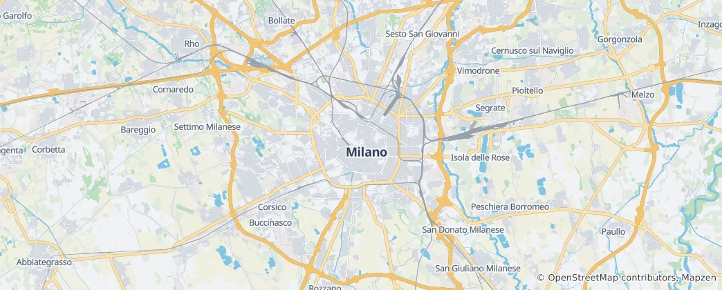 Map of Milan