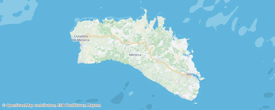 Minorca — Карта