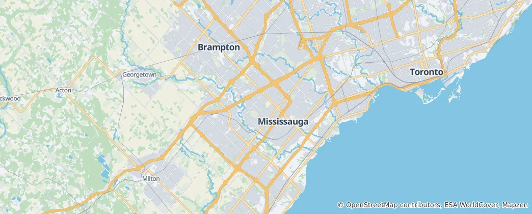 Map of Mississauga