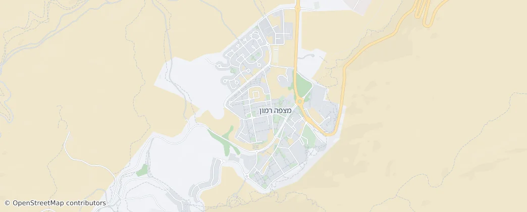 Mitzpe Ramon — Karte