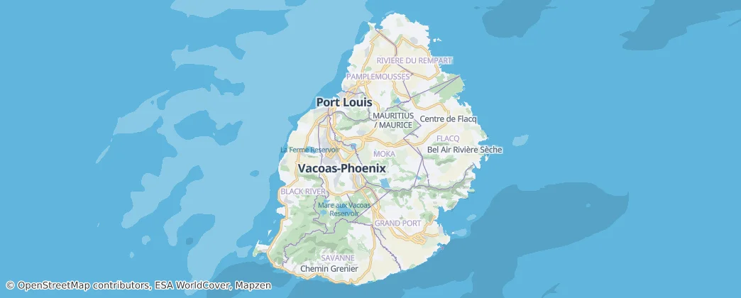 Isle Mauritius — 지도