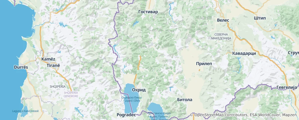 Mapa Jihozápadní region