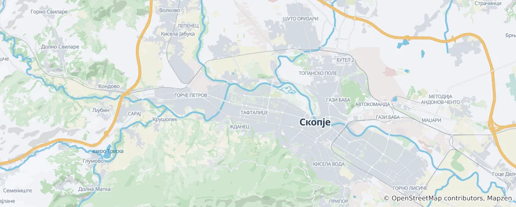 Mapa Karposh