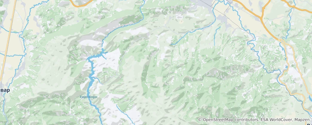 Mapa Sopishte