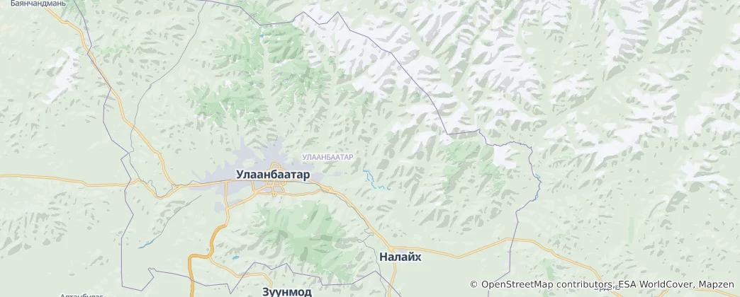 Mapa Sergelen