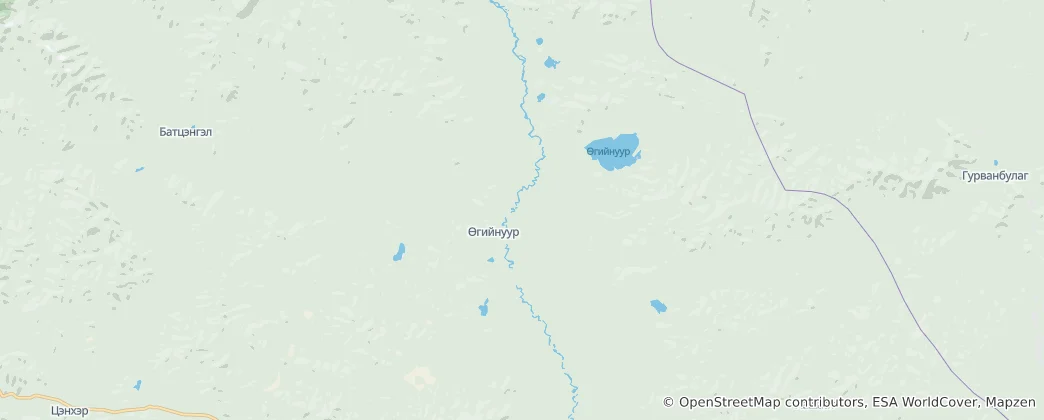 Mapa Ögii nuur
