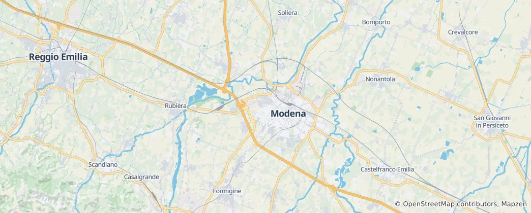 Map of Modena