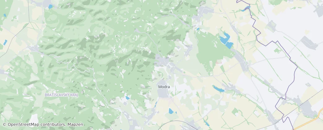 Modor — Térkép