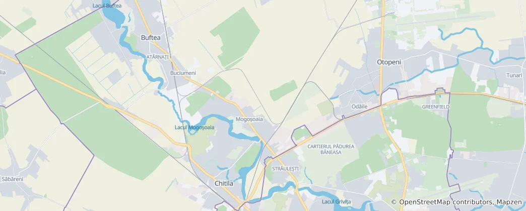 Map of Mogoșoaia