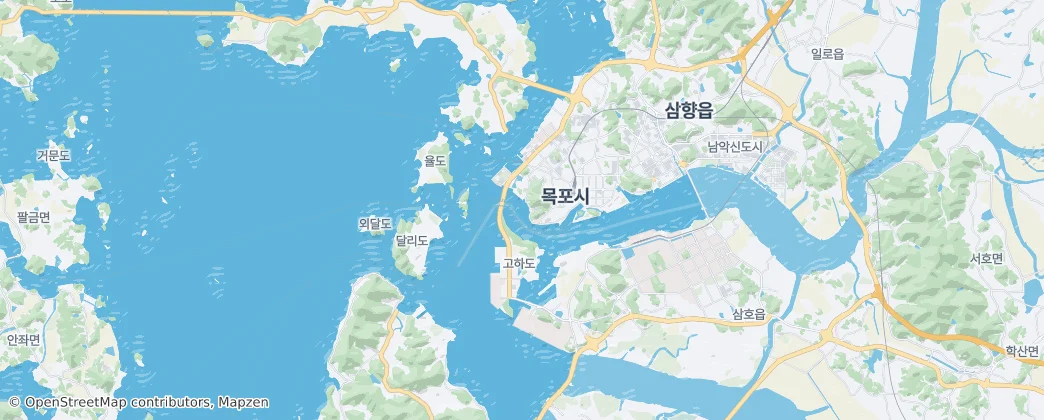 Mokpo — Mapa