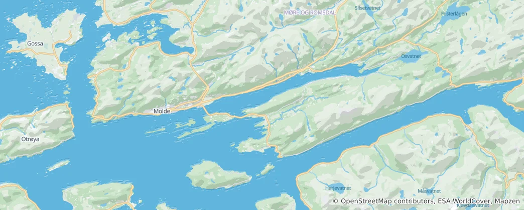 Map of Molde nor