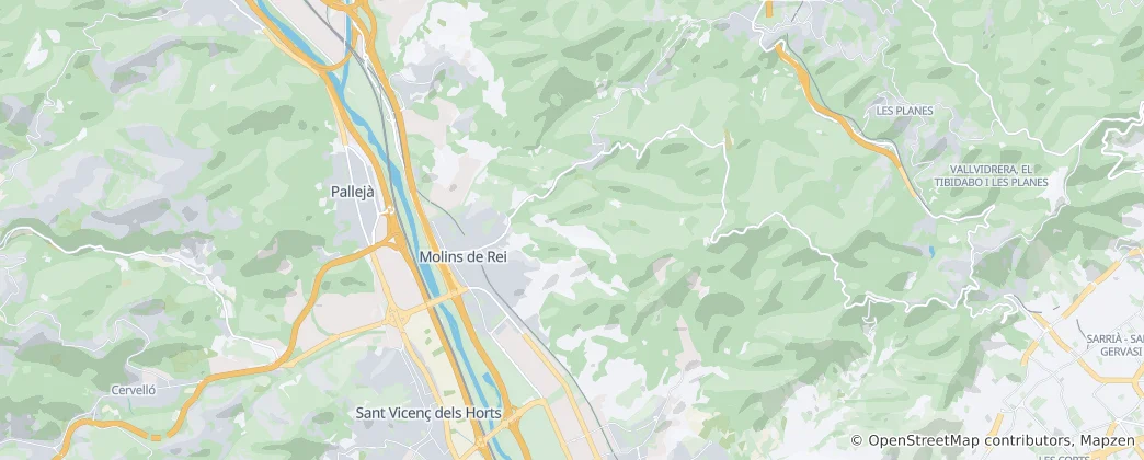 Mappa di Molins de Rei
