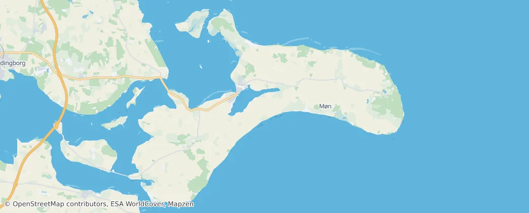 Møn — Map